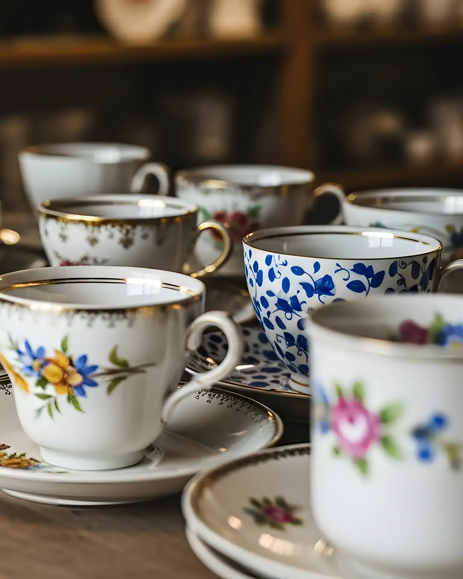 Vintage Geschirr – Vintage Tassen und Untertassen