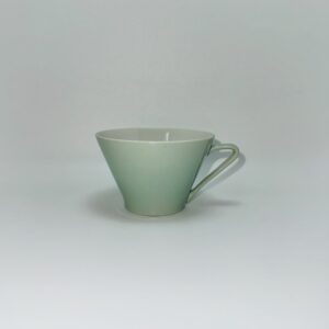 Lilienporzellan Kaffeetasse grau