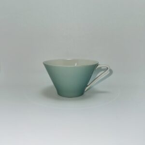 Lilienporzellan Kaffeetasse grau