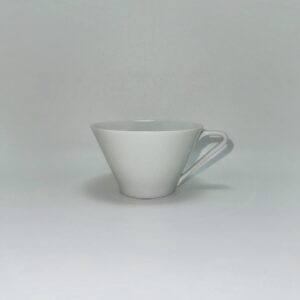 Lilienporzellan Kaffeetasse weiß