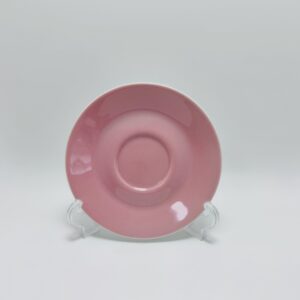 Lilienporzellan Untertasse rosa